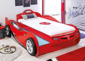 CARBED Кровать-машина Coupe с выдвижной кроватью Red 20.03.1306.00 в Щёлково - shhyolkovo.katalogmebeli.com | фото