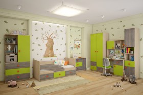 Детская комната Пуговка в Щёлково - shhyolkovo.katalogmebeli.com | фото