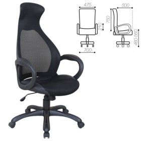 Кресло офисное BRABIX Genesis EX-517 (черное) в Щёлково - shhyolkovo.katalogmebeli.com | фото