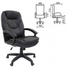 Кресло офисное BRABIX Trend EX-568 (черный) в Щёлково - shhyolkovo.katalogmebeli.com | фото