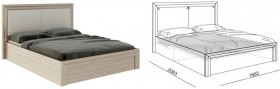 Кровать 1,6 Глэдис (М32) с подъемным механизмом Распродажа в Щёлково - shhyolkovo.katalogmebeli.com | фото 2