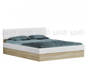 Кровать с подъемным механизмом 1,6 спальня Фортуна (Дуб сонома/белый глянец) в Щёлково - shhyolkovo.katalogmebeli.com | фото