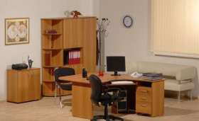 Мебель для персонала Рубин 42 Светлый миланский орех в Щёлково - shhyolkovo.katalogmebeli.com | фото 2
